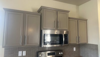 painted kitchen wall cabinets