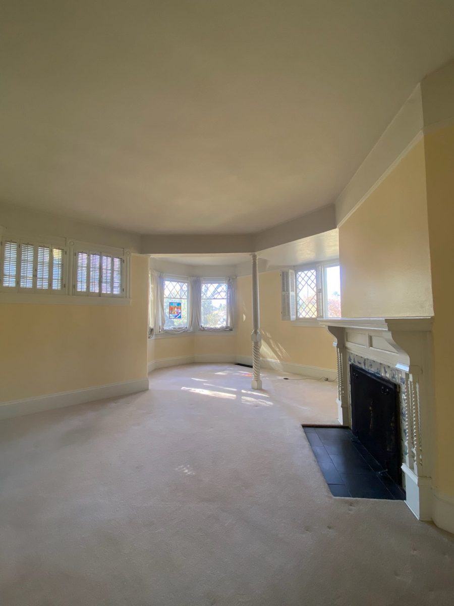 painted empty home interior room