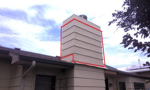 Chimney Siding Before