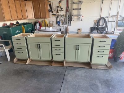 repainted cabinets