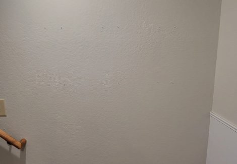 white painted house interior