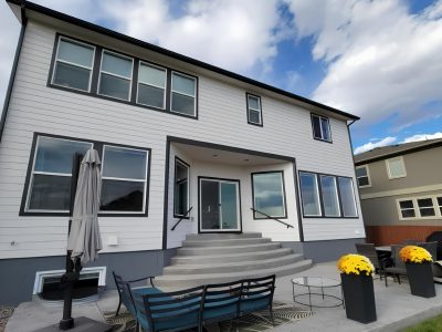 White Exterior Siding