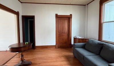 home interior room after wallpaper removal