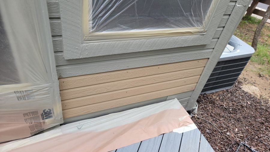 siding with replaced boards before painting Preview Image 5