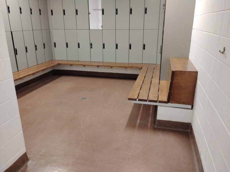 stained locker room bench Preview Image 4