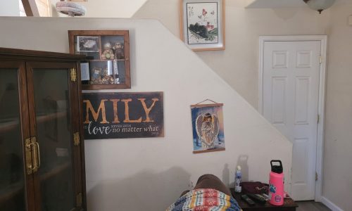 Staircase Wall Before