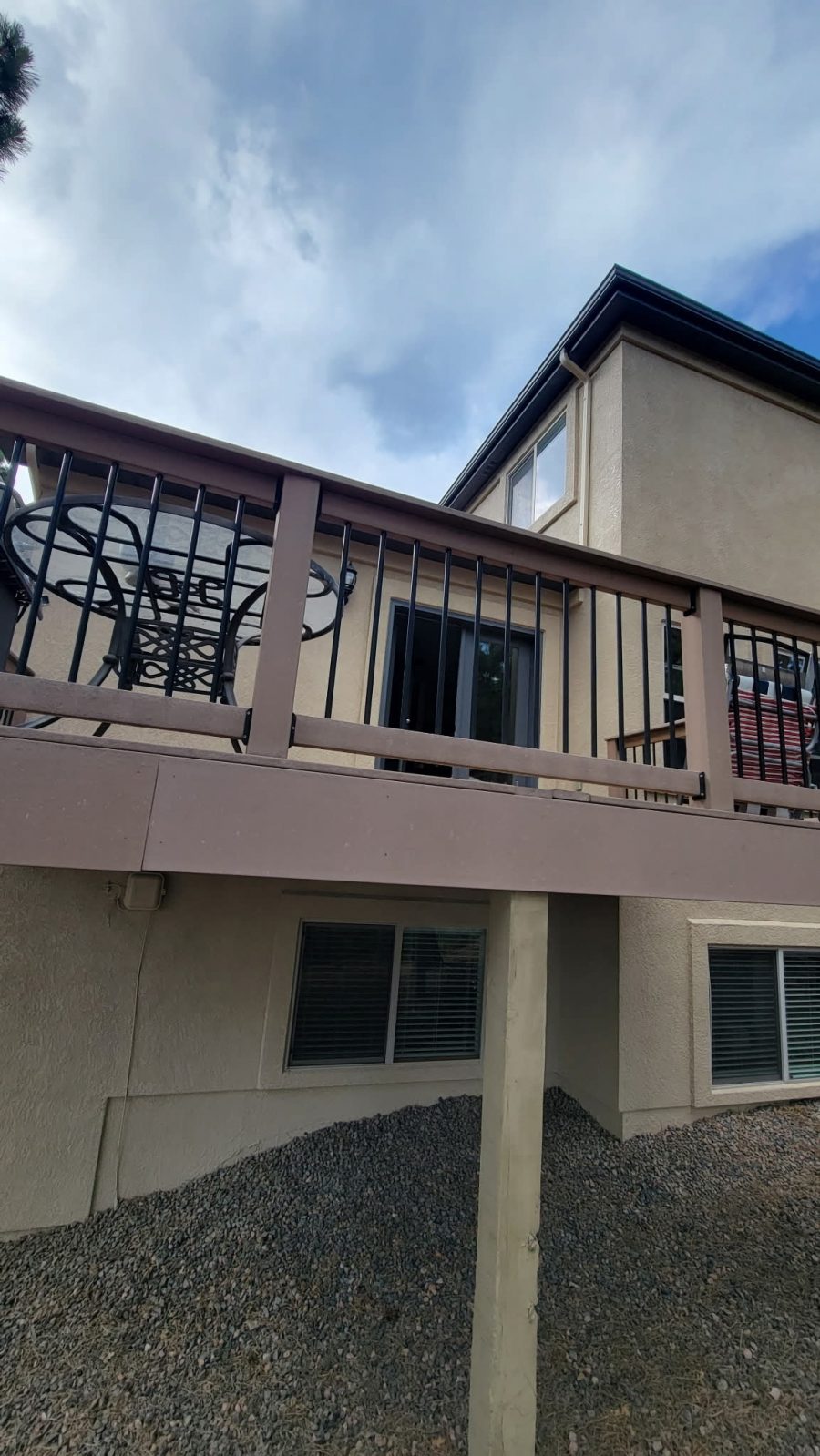 rear deck of stucco house Preview Image 7