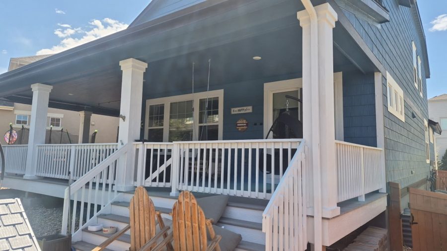 Beautiful Front Porch Repaint