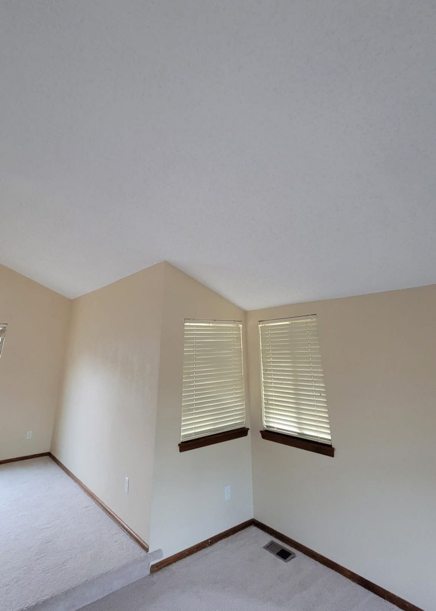 home interior with plastic sheeting during painting Preview Image 6