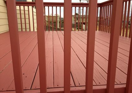 Deck Staining Project