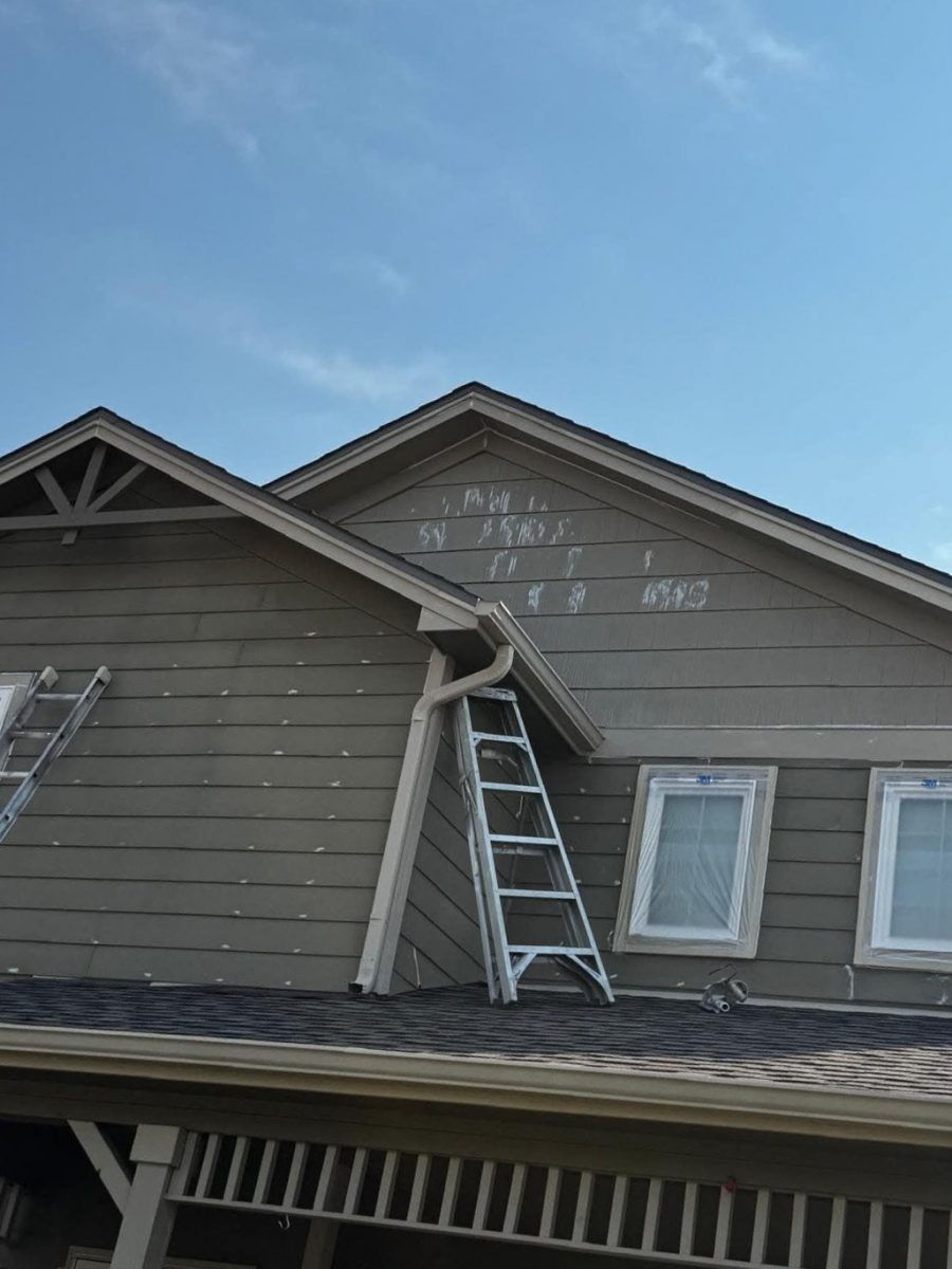 ladder on eave of house Preview Image 3