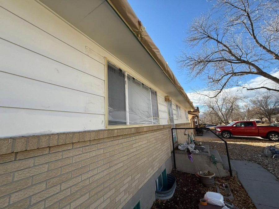 brick and siding home exterior before repaint Preview Image 5