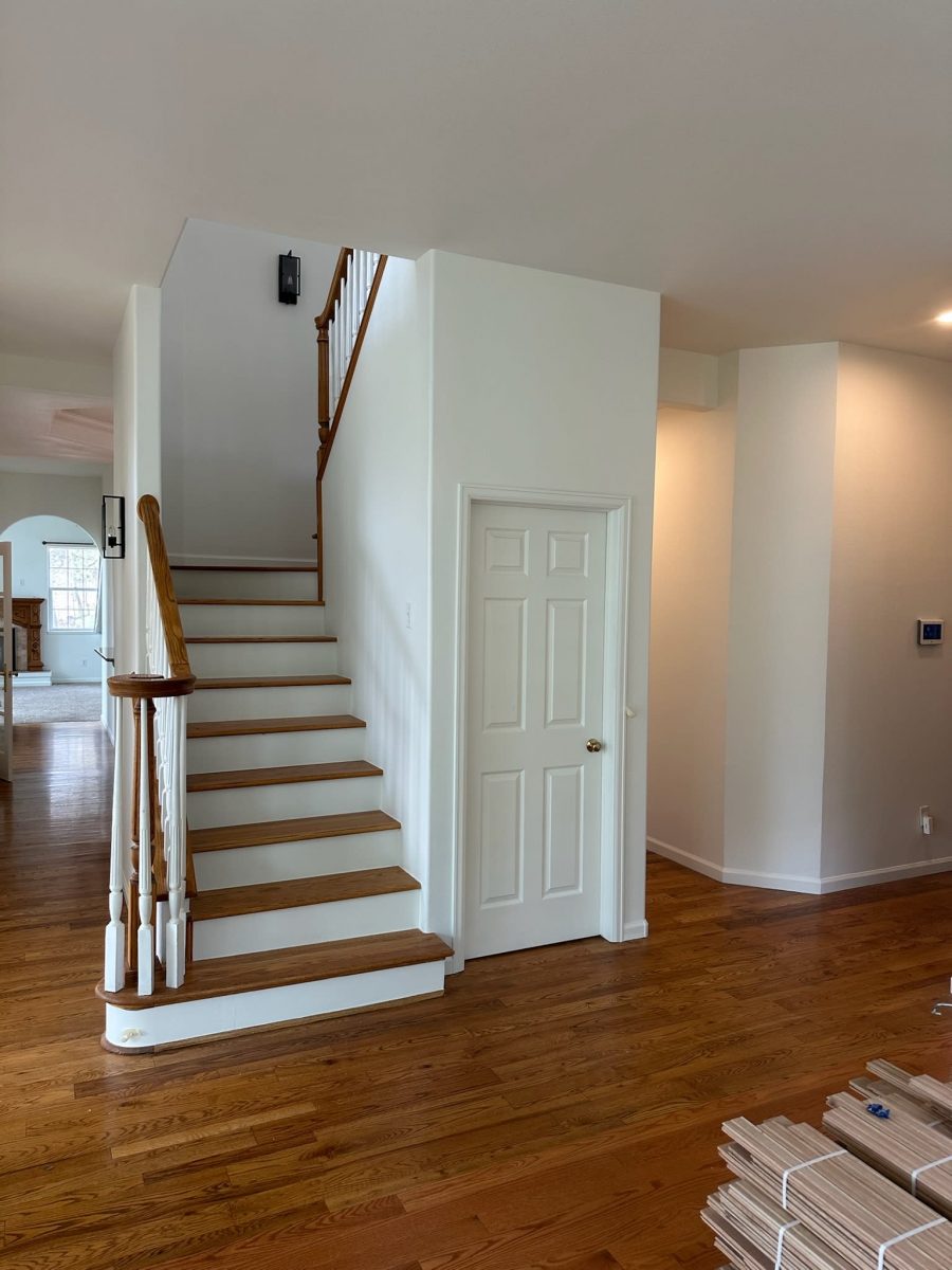 interior paint project - stairs