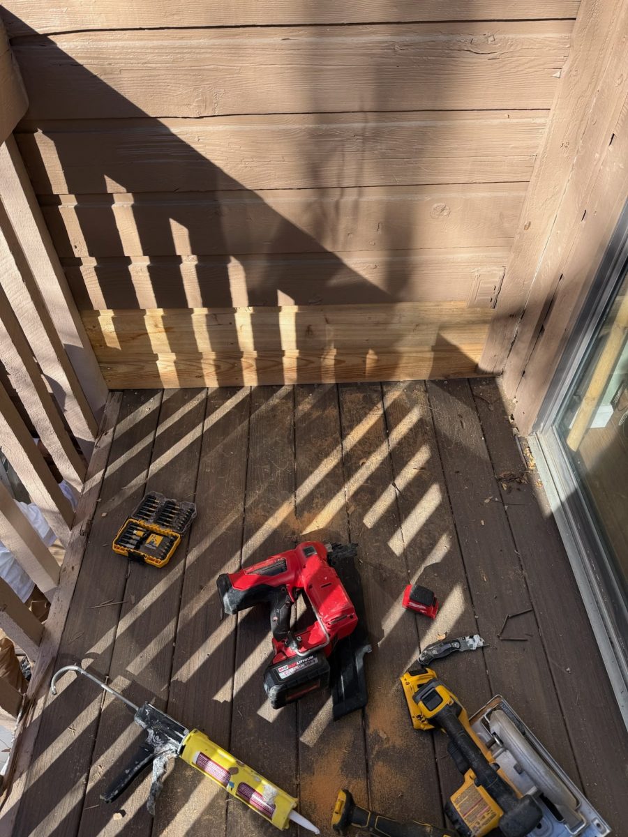 wooden balcony during repair Preview Image 4