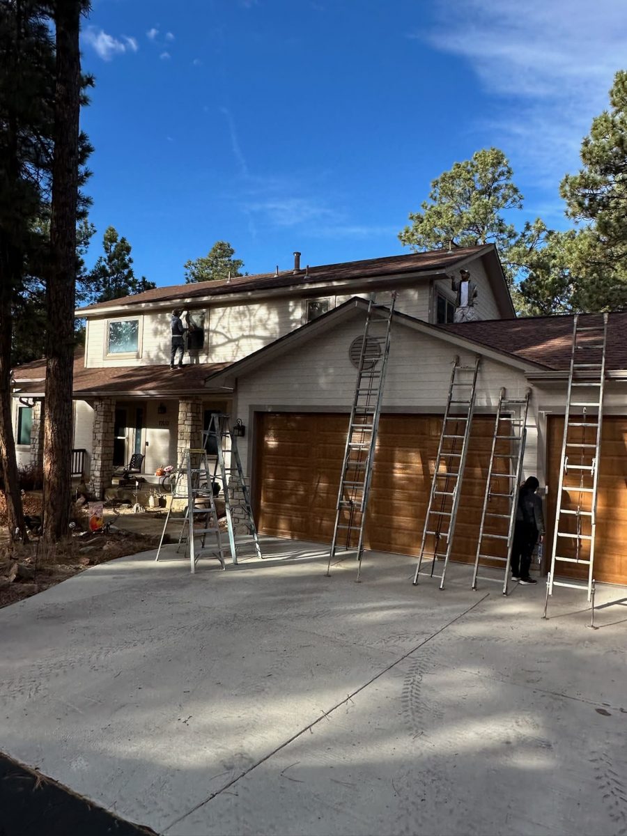 painters on roof painting house exterior Preview Image 3