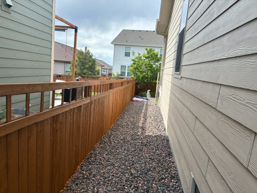 stained wooden privacy fence surrounding residential property Preview Image 3