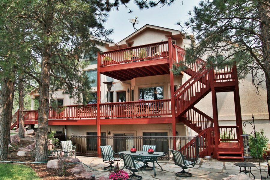 Monument Stucco Deck Stairs Ext