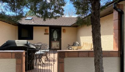 home with courtyard patio