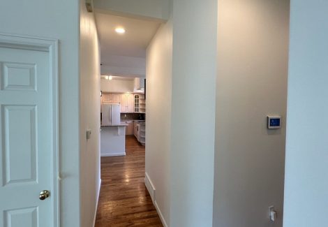 interior paint project - hallway