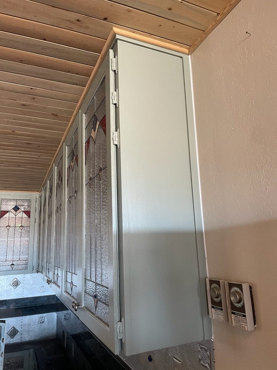 green painted kitchen cabinets Preview Image 2