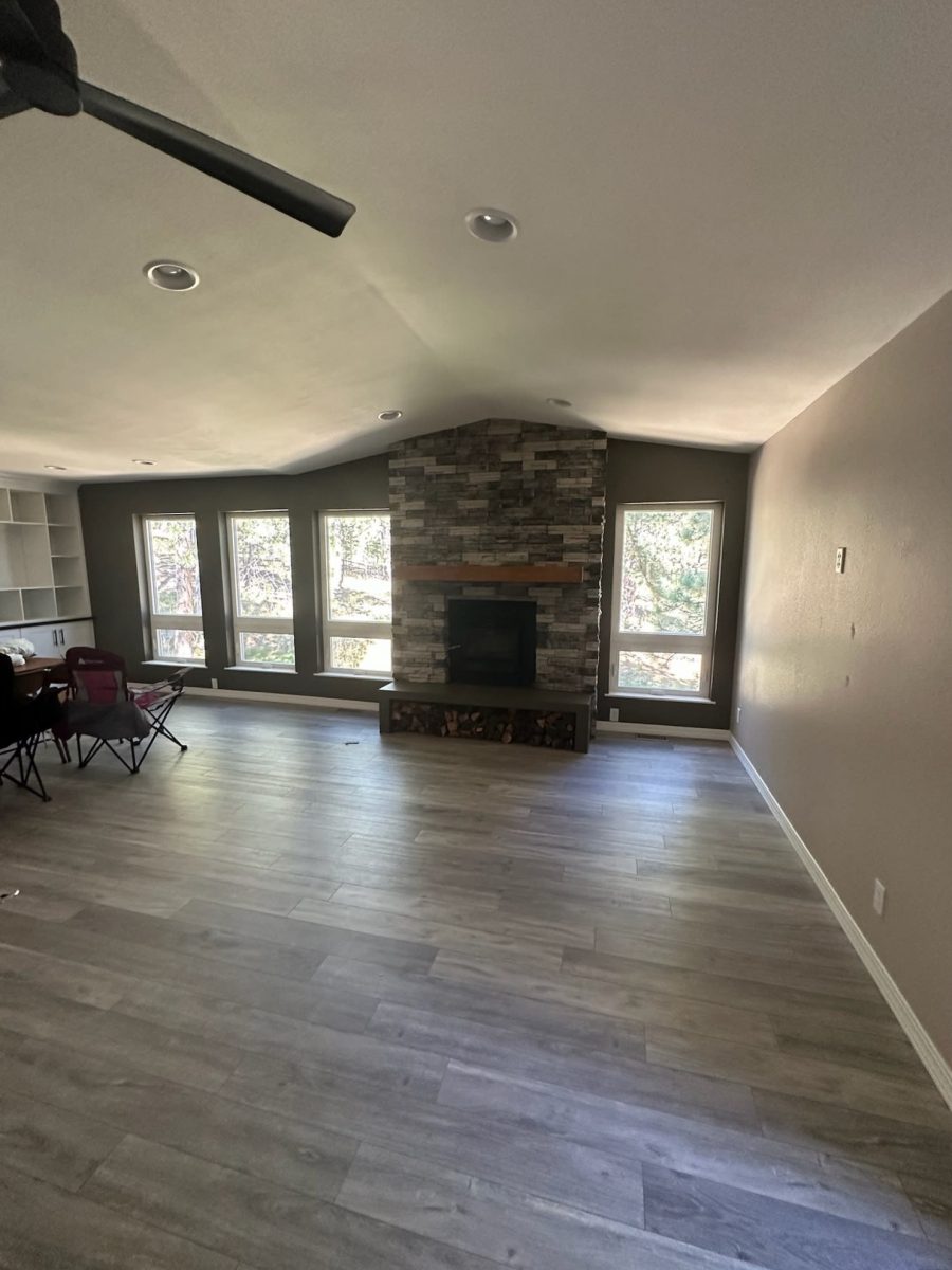 painted home interior