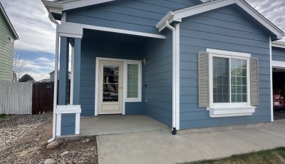 house with painted siding and white trim