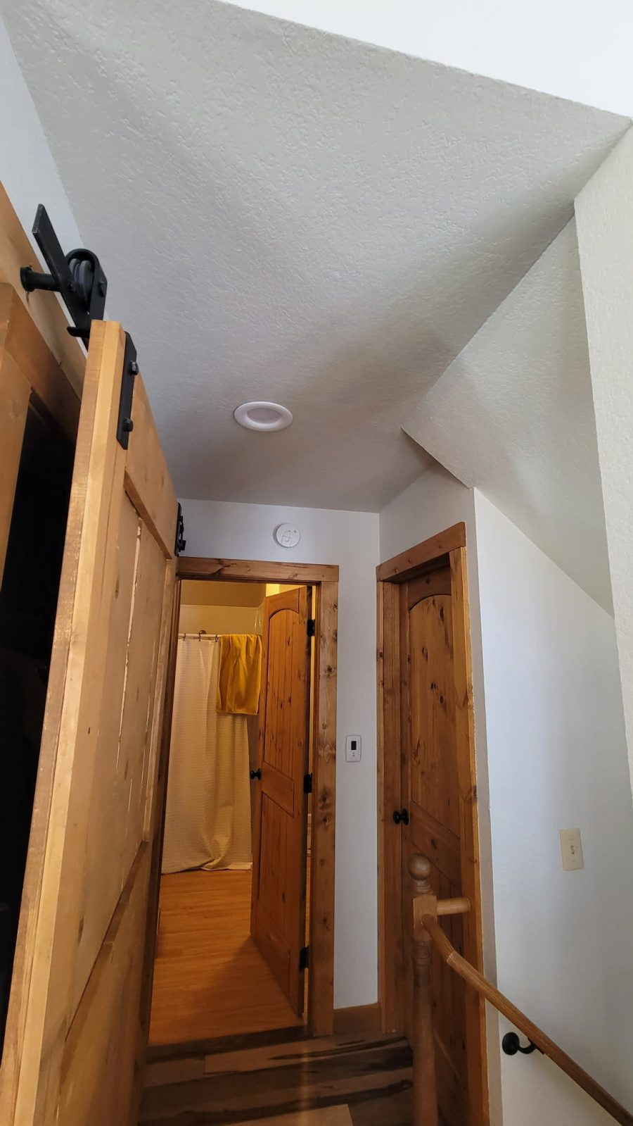 white painted house interior with wooden doors Preview Image 1