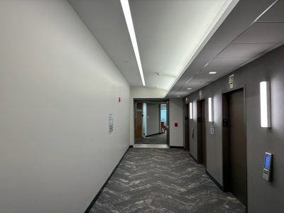 painted office interior