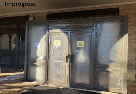 acadia apartment entrance