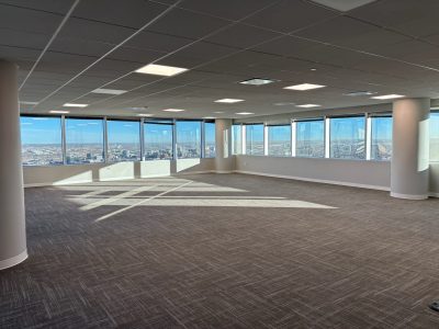 painted empty office space