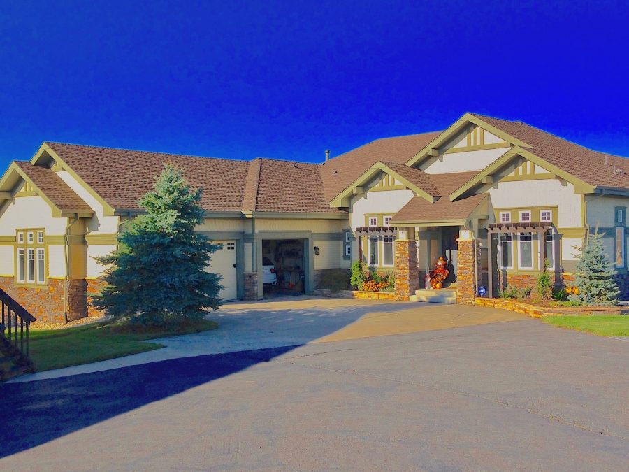 Mustard Detail Tudor Home