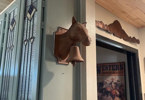 green painted kitchen cabinets