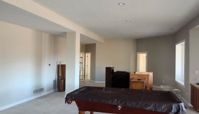 repainted home interior room