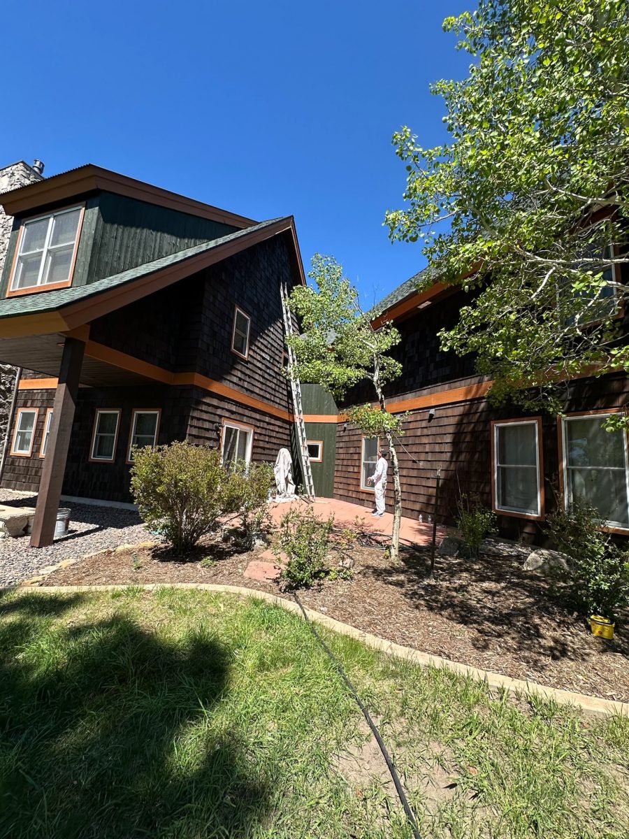 staining the side of a house Preview Image 2