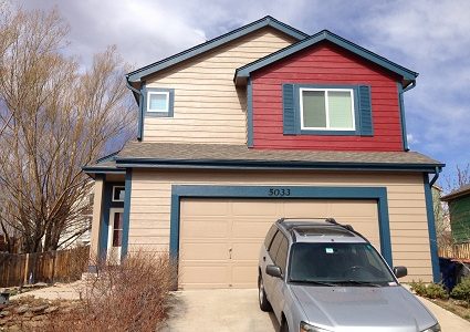 Exterior painting by CertaPro house painters in Stetson Hills, CO