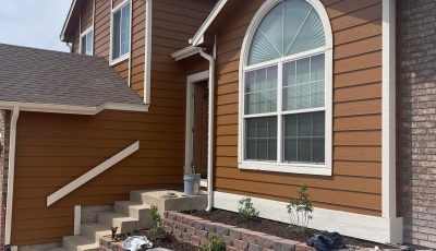 house with painted siding