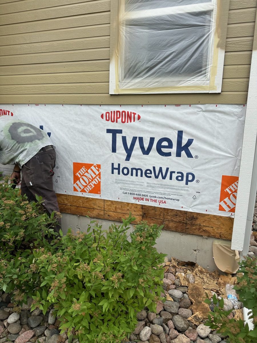 exterior wall with house wrap Preview Image 1