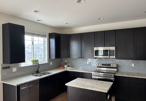 Dark Kitchen Cabinet Update