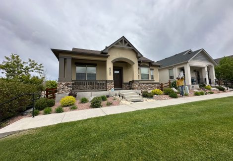 stucco painted house