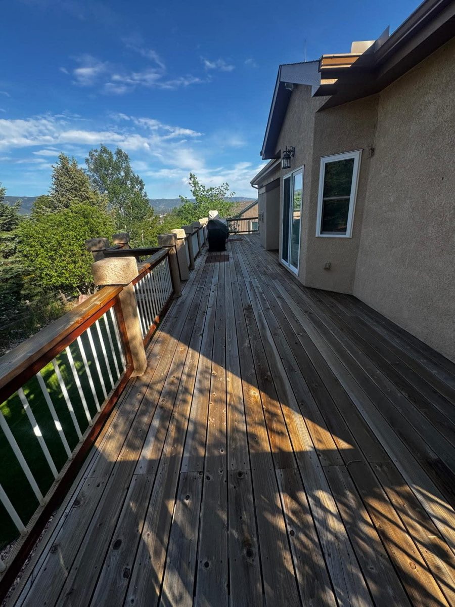 wooden deck on home before staining Preview Image 2