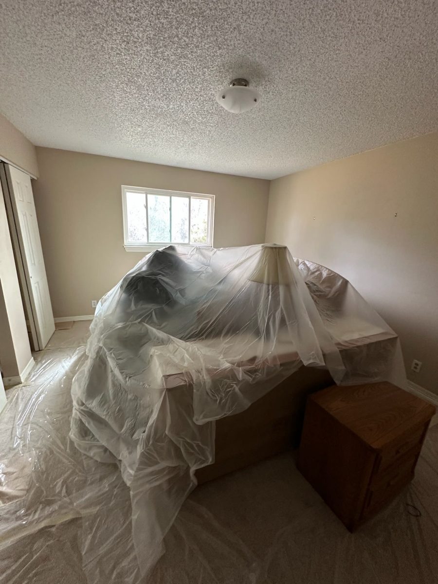 house interior with paint prep coverings Preview Image 3