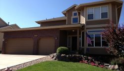Exterior painting by CertaPro house painters in Jackson Creek, CO