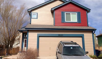 Dual Color Scheme Home Exterior