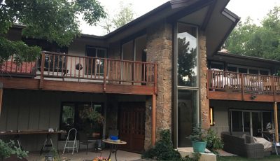 Exterior house painting in Broadmoor