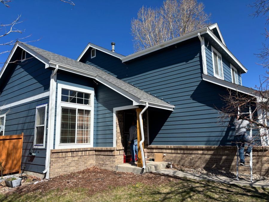 side of house with blue siding Preview Image 5