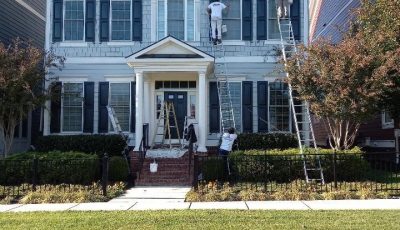 exterior painting after