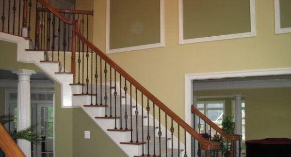 interior stairway painting