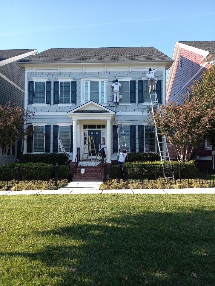 exterior painting after