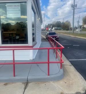 five guys drive thru after painting