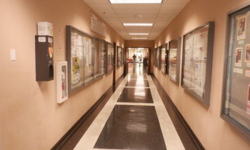 Old Cafeteria Hallway